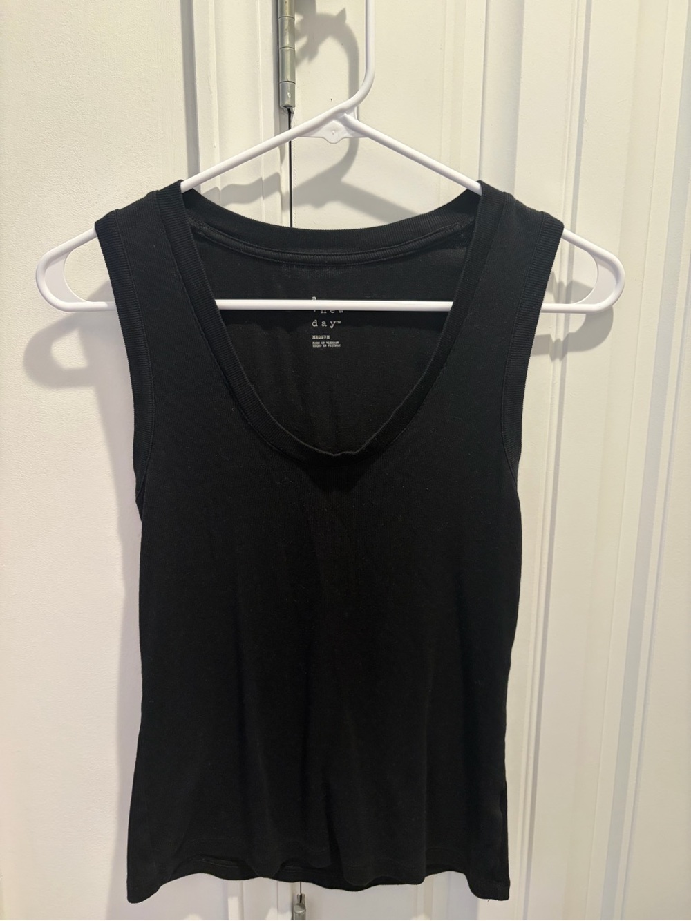 a new day Black Scoop Neck Tank Top